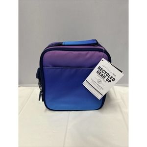 Pottery Barn Teen Recycled Gear Up Ombre Classic Lunch Bag Purple/Blue